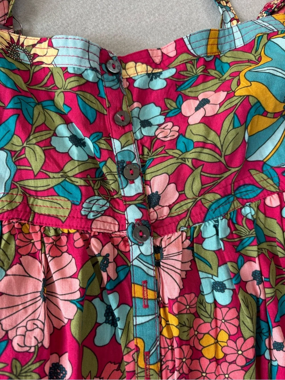 Natural Life floral Pink Multi dress XS NWT - Picture 3 of 11